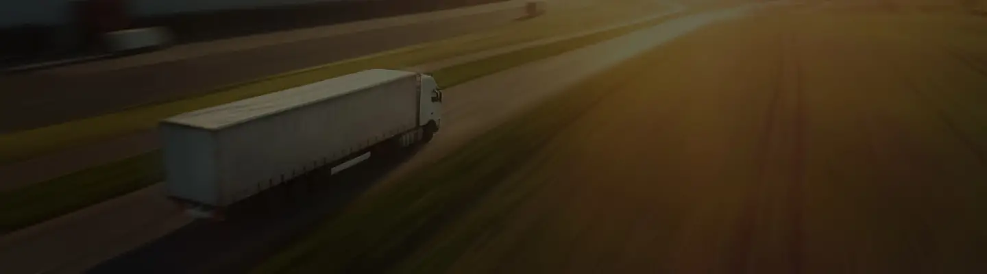 semi truck on the highway